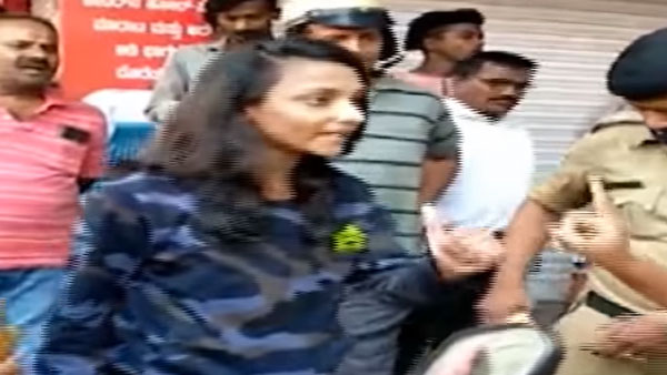 ವಾಗ್ವಾದ ನಡೆಸಿದ ಯುವತಿಗೆ ಕಪಾಳ ಮೋಕ್ಷ ಮಾಡಿದ ಮಹಿಳಾ ಪಿಎಸ್ಐ