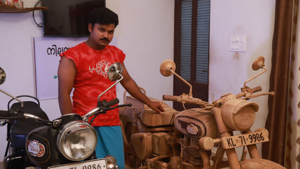ಟೀಕ್ ಸೇರಿದಂತೆ ಹಲವು ಮರಗಳಿಂದ ತಯಾರಾಯ್ತು ರಾಯಲ್ ಎನ್ಫೀಲ್ಡ್ ಬುಲೆಟ್ ಬೈಕ್