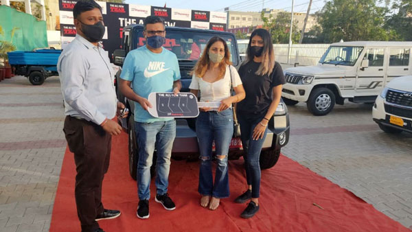 ಥಾರ್ ಎಸ್ಯುವಿ ವಿತರಣೆ ಪಡೆದುಕೊಂಡ ಶುಭ್ ಮನ್ ಗಿಲ್ ಕುಟುಂಬ
