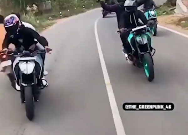 ರ್ಯಾಶ್ ಡ್ರೈವ್ ಮಾಡಿದವನ ಡ್ರೈವಿಂಗ್ ಲೈಸೆನ್ಸ್ ಸಸ್ಪೆಂಡ್ ಮಾಡಿದ ಆರ್ಟಿಒ