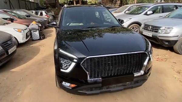 ಹೈ ಎಂಡ್ ಮಾದರಿಯಂತೆ ಕಸ್ಟಮೈಸ್ ಆದ ಕ್ರೆಟಾ ಮೂಲ ಮಾದರಿ ಕಾರು