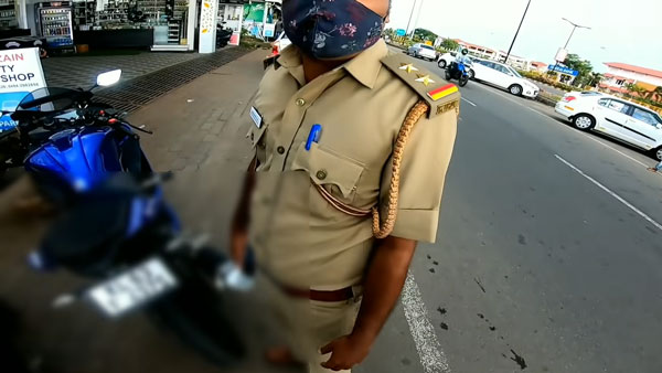 ಬೈಕಿನ ಮಡ್ ಗಾರ್ಡ್ ತೆಗೆದು ಹಾಕಿದ ಯುವಕನಿಗೆ ದಂಡ ವಿಧಿಸಿದ ಸಾರಿಗೆ ಇಲಾಖೆ