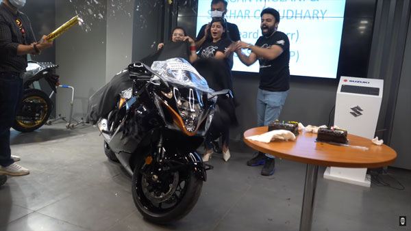 ಈಕೆ ಹೊಸ ಹಯಾಬುಸಾ ಬೈಕ್ ಖರೀದಿಸಿದ ಭಾರತದ ಮೊದಲ ಮಹಿಳೆ