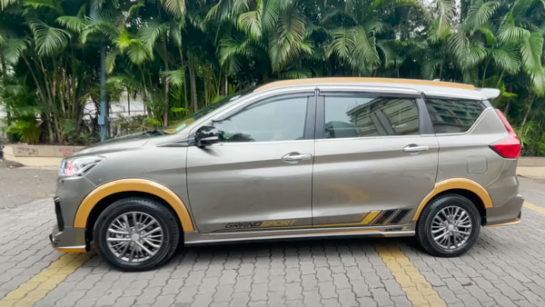 ಕಣ್ಣು ಕುಕ್ಕುವ ರೀತಿ ಮಾಡಿಫೈಗೊಂಡು ರಗಡ್ ಲುಕ್ನಲ್ಲಿ ಮಿಂಚಿದ ಮಾರುತಿ ಎರ್ಟಿಗಾ