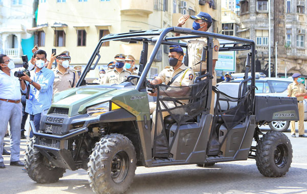 ಪೊಲೀಸ್ ಪಡೆಗೆ 10 ಆಲ್ ಟೆರೈನ್ ವಾಹನಗಳನ್ನು ಕೊಡುಗೆ ನೀಡಿದ ರಿಲಯನ್ಸ್ ಫೌಂಡೇಶನ್