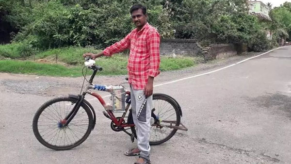 ಎಲೆಕ್ಟ್ರಿಕ್ ಸೈಕಲ್ ಅಭಿವೃದ್ಧಿಪಡಿಸಿದ ಮೆಕಾನಿಕಲ್ ಎಂಜಿನಿಯರ್