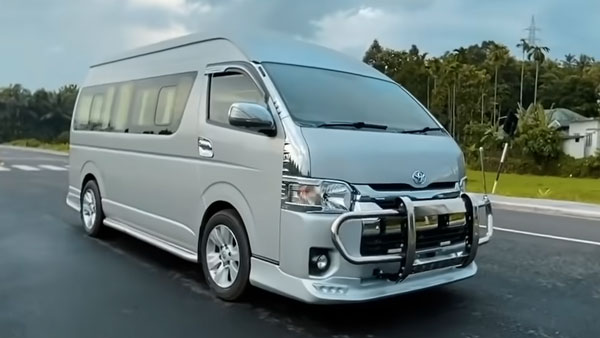 ಮೋಟಾರ್ ಹೋಂನಂತೆ ಮಾಡಿಫೈಗೊಂಡ Toyota Hiace ಎಂಪಿವಿ