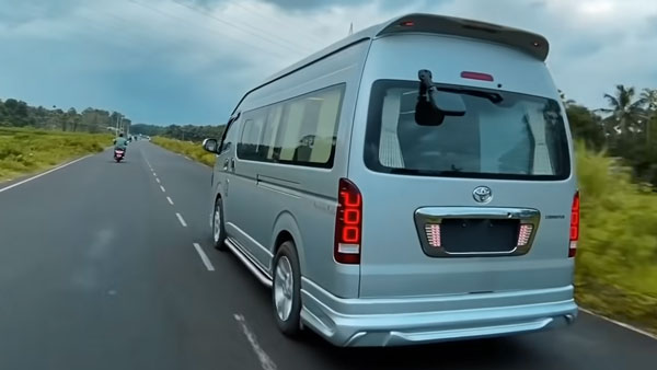 ಮೋಟಾರ್ ಹೋಂನಂತೆ ಮಾಡಿಫೈಗೊಂಡ Toyota Hiace ಎಂಪಿವಿ