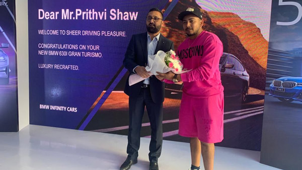 BMW 6 Series GT ಕಾರು ಖರೀದಿಸಿದ ಕ್ರಿಕೆಟಿಗ ಪೃಥ್ವಿ ಶಾ
