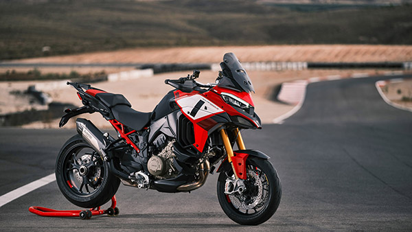 ಹೊಸ ಫೀಚರ್ಸ್ಗಳೊಂದಿಗೆ ಅನಾವರಣಗೊಂಡ Ducati Multistrada V4 Pikes Peak ವೆರಿಯೆಂಟ್