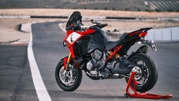 ಹೊಸ ಫೀಚರ್ಸ್ಗಳೊಂದಿಗೆ ಅನಾವರಣಗೊಂಡ Ducati Multistrada V4 Pikes Peak ವೆರಿಯೆಂಟ್