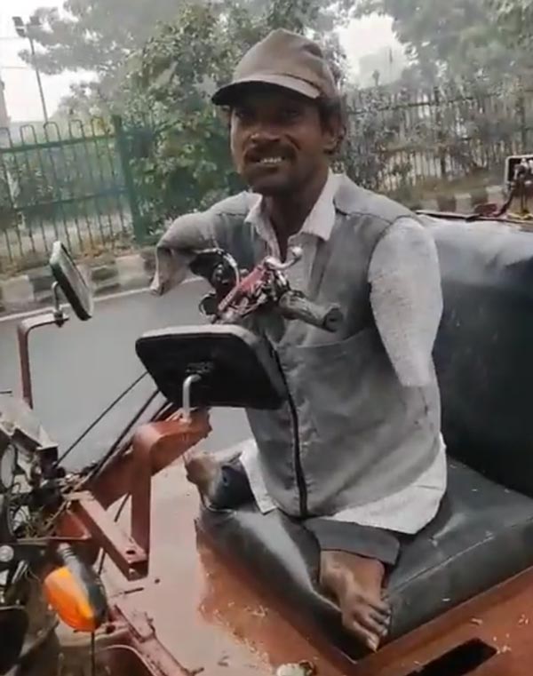 ವಿಶೇಷ ಚೇತನ ವ್ಯಕ್ತಿಗೆ ಕೆಲಸದ ಆಫರ್ ನೀಡಿದ ಆನಂದ್ ಮಹೀಂದ್ರಾ