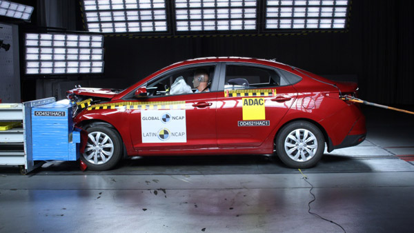 ಕ್ರ್ಯಾಶ್ ಟೆಸ್ಟ್ನಲ್ಲಿ ಮೇಡ್ ಇನ್ ಇಂಡಿಯಾ Hyundai Verna ಕಾರು ವಿಫಲ: ಶೂನ್ಯ ಸ್ಟಾರ್ ರೇಟಿಂಗ್