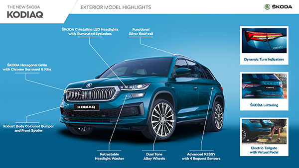 ಹೊಸ ಫೀಚರ್ಸ್ಗಳೊಂದಿಗೆ ಬಿಡುಗಡೆಯಾಗಲಿದೆ Skoda Kodiaq ಫೇಸ್ಲಿಫ್ಟ್ ಎಸ್ಯುವಿ