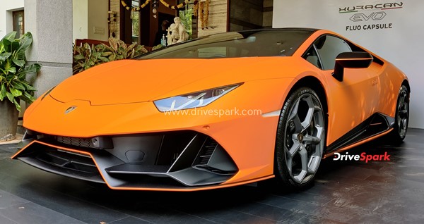 ಭಾರತದಲ್ಲಿ ಹೊಸ Lamborghini Huracan EVO Fluo Capsule ಕಾರು ಬಿಡುಗಡೆ