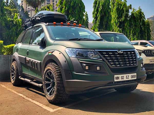ಆರ್ಮಿ ಗ್ರೀನ್ನೊಂದಿಗೆ ನವೀಕರಣಗೊಂಡ ಮಹೀಂದ್ರಾ ಎಕ್ಸ್ಯುವಿ500 ಮೂನ್ರ್ಯಾಕರ್