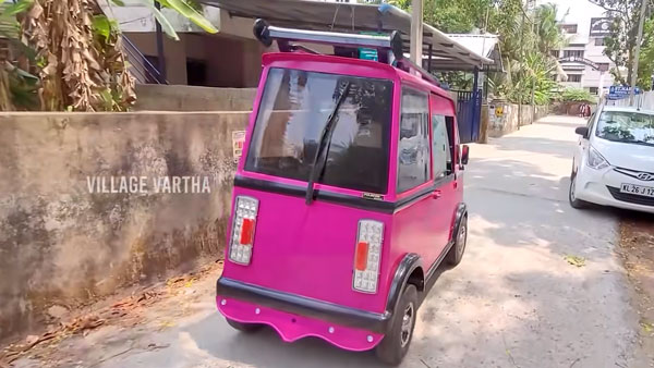 ಆಕರ್ಷಕ ಎಲೆಕ್ಟ್ರಿಕ್ ಕಾರನ್ನು ನಿರ್ಮಿಸಿದ 67 ವರ್ಷದ ವೃದ್ಧ: 60 ಕಿಮೀ ಪ್ರಯಾಣಿಸಲು ರೂ.5 ವೆಚ್ಚ