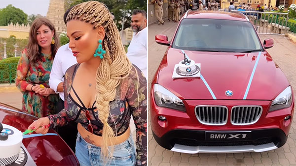 ಸ್ನೇಹಿತರಿಂದ BMW X1 SUV ಅನ್ನು ಉಡುಗೊರೆಯಾಗಿ ಸ್ವೀಕರಿಸಿದ ನಟಿ ರಾಖಿ ಸಾವಂತ್