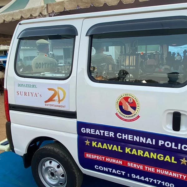 ನಿಜ ಜೀವನದಲ್ಲೂ ಹೀರೋ ಎನ್ನಿಸಿಕೊಂಡ ನಟ ಸೂರ್ಯ: ನಿರ್ಗತಿಕರ ಸೇವೆಗಾಗಿ ವಾಹನ ಉಡುಗೊರೆ