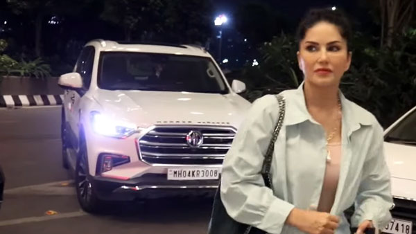 ಎಂಜಿ ಗ್ಲೊಸ್ಟರ್ ಎಸ್ಯುವಿಯಲ್ಲಿ ಕಾಣಿಸಿಕೊಂಡ ನಟಿ ಸನ್ನಿ ಲಿಯೋನ್