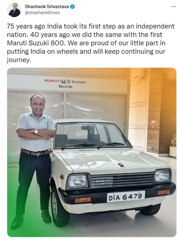 ರಿಸ್ಟೋರ್ ಆಗಿ ಗತ ವೈಭವದಲ್ಲಿ ಮಿಂಚುತ್ತಿದೆ ಭಾರತದ ಮೊದಲ ಮಾರುತಿ 800 ಕಾರು