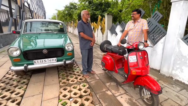 ಪತಿಯನ್ನು ಹಿಂದೆ ಕೂರಿಸಿಕೊಂಡು ಟಿವಿಎಸ್ XL ನಲ್ಲಿ ವೃದ್ಧ ದಂಪತಿಯ ಸವಾರಿ