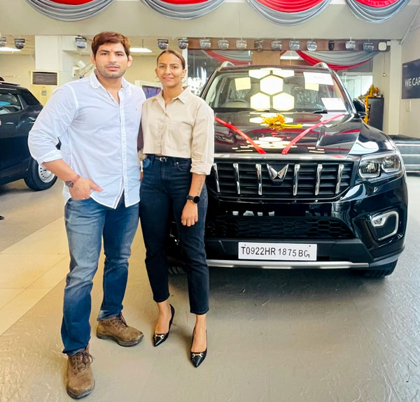 ಸ್ಟಾರ್ ಕುಸ್ತಿಪಟು ಗೀತಾ ಫೋಗಟ್ ಮನೆ ಸೇರಿದ ಹೊಸ ಮಹೀಂದ್ರಾ ಸ್ಕಾರ್ಪಿಯೊ ಎನ್ ಎಸ್ಯುವಿ
