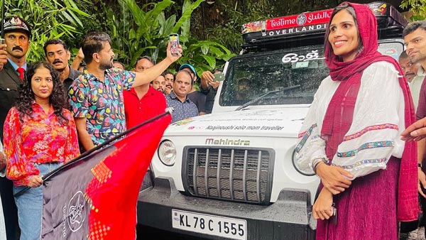 ಫಿಫಾ ವಿಶ್ವಕಪ್ ನೋಡಲು ಭಾರತದಿಂದ ಕತಾರ್ಗೆ ಥಾರ್ ಎಸ್ಯುವಿಯಲ್ಲಿ ಹೊರಟ 5 ಮಕ್ಕಳ ತಾಯಿ